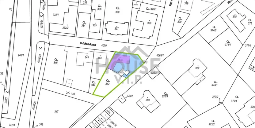 Prodej pozemku pro bydlení, Praha - Modřany, U čokoládoven, 653 m2
