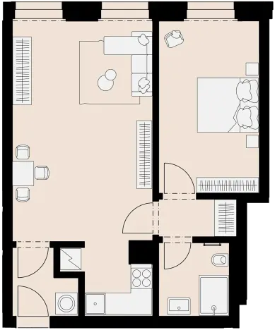 Pronájem kanceláře, Praha - Nové Město, U půjčovny, 49 m2