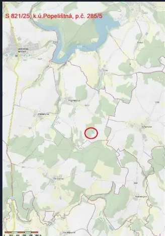 Prodej lesa, Červená Řečice, 308 m2