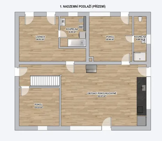 Prodej rodinného domu, Zadní Třebaň, 258 m2