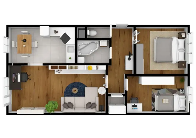 Pronájem bytu 3+1, Neratovice, Dr. E. Beneše, 68 m2