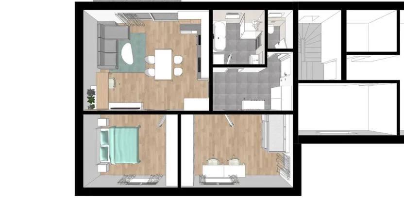 Prodej bytu 3+kk, Holubice, 81 m2