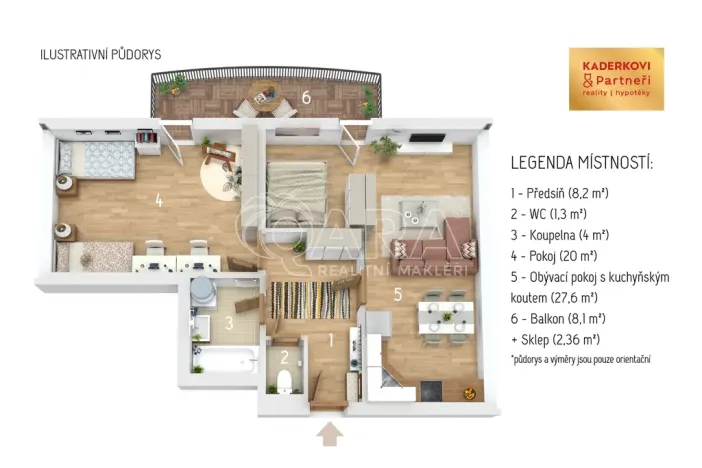 Prodej bytu 2+kk, Tišnov, Dlouhá, 63 m2