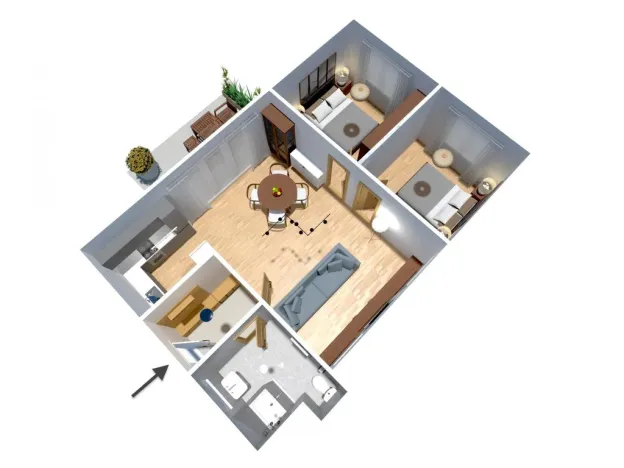 Prodej bytu 3+kk, Slapy, 59 m2