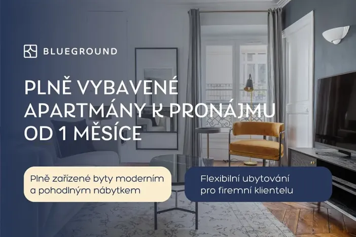Pronájem bytu 2+kk, Praha - Holešovice, U Pergamenky, 58 m2