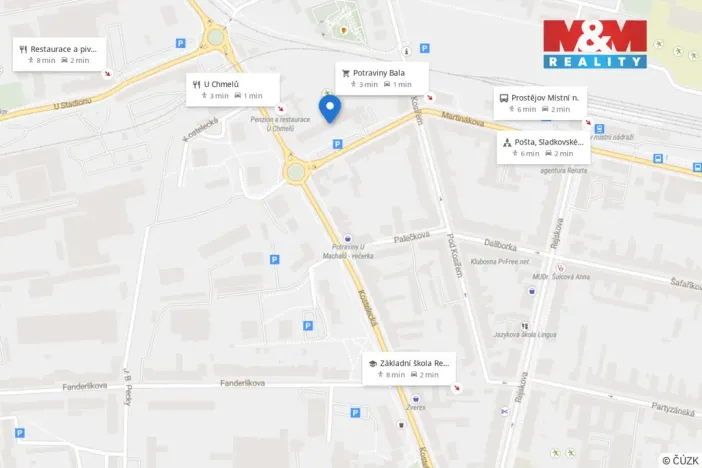 Pronájem bytu 1+1, Prostějov, Martinákova, 35 m2