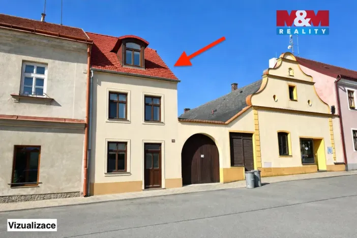 Prodej rodinného domu, Horní Cerekev, nám. T. G. Masaryka, 239 m2