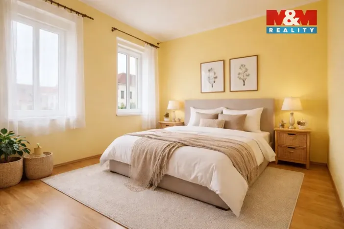 Prodej bytu 2+1, Chabařovice, Husovo náměstí, 88 m2