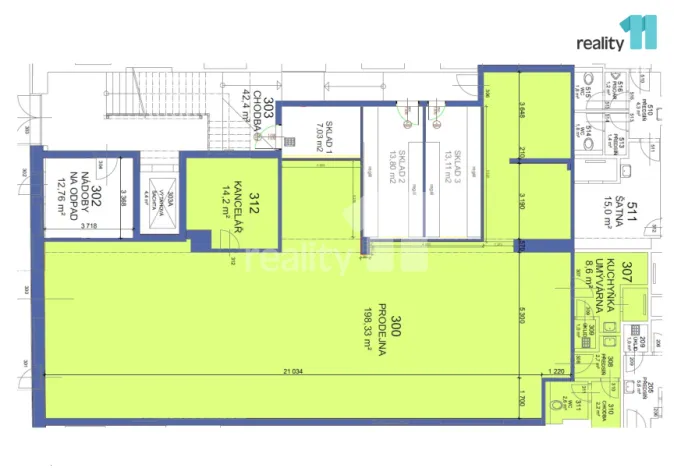 Pronájem skladu, Karlovy Vary - Dvory, Chebská, 213 m2