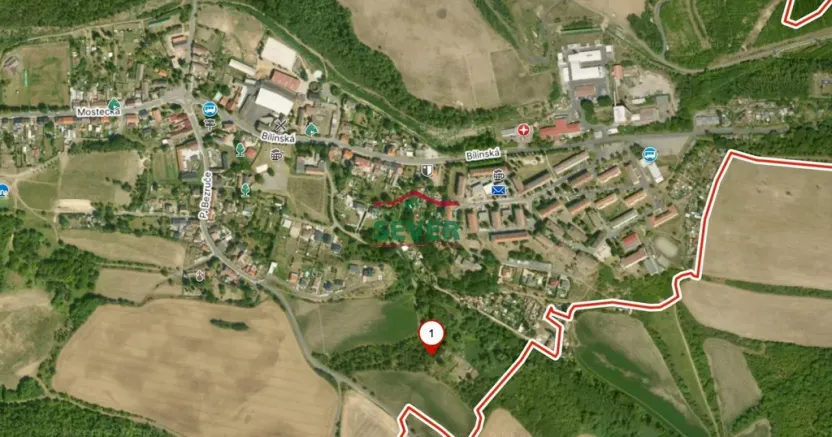 Prodej zahrady, Braňany, 553 m2