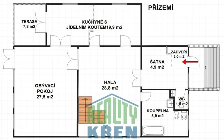 Prodej vily, Praha - Suchdol, Havraní, 246 m2
