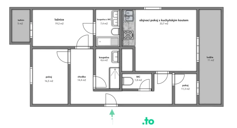 Pronájem bytu 4+kk, Znojmo, Vídeňská třída, 109 m2