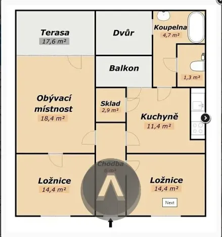 Prodej rodinného domu, Brno, Jubilejní, 74 m2