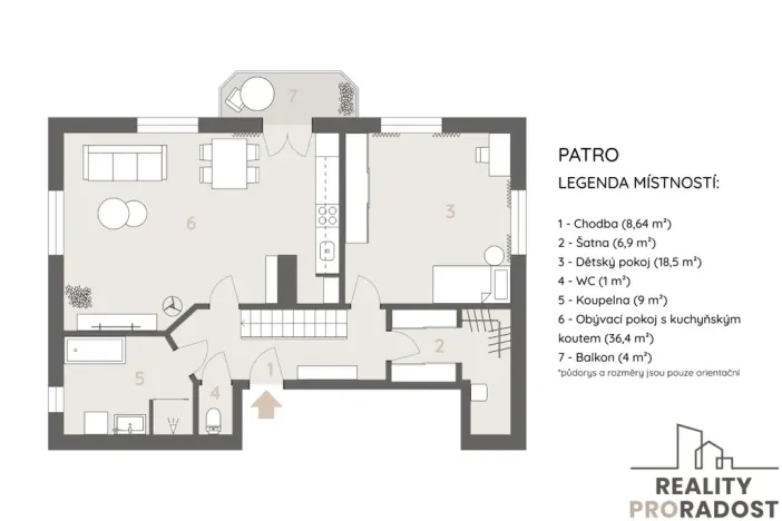 Prodej bytu 4+kk, Poděbrady, Budovcova, 110 m2