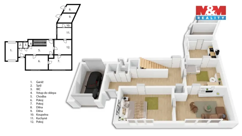 Prodej rodinného domu, Hradec Králové - Plácky, Kydlinovská, 126 m2
