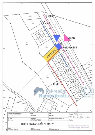 Prodej pozemku pro bydlení, Nová Pec, 874 m2