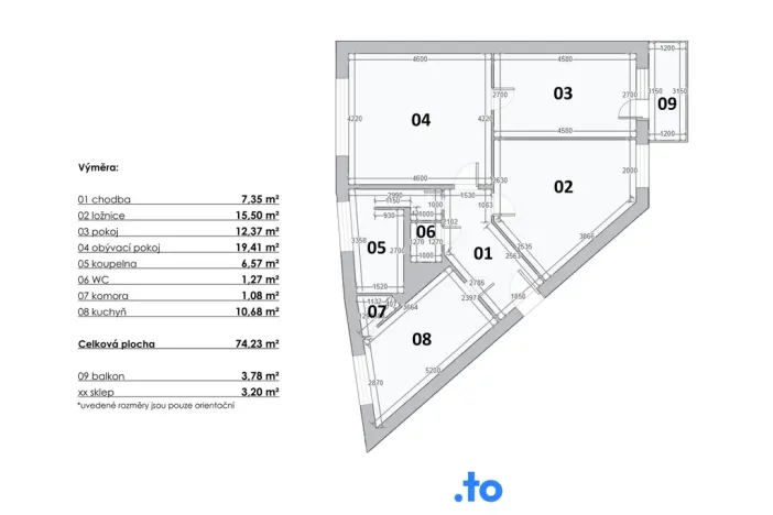 Prodej bytu 3+1, Brno, Za Kněžským hájkem, 79 m2