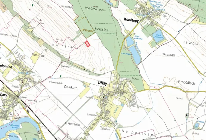 Prodej pole, Dřísy, 8020 m2