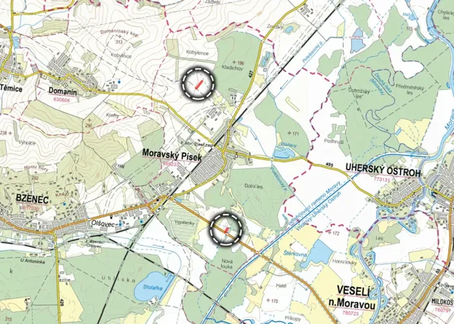 Prodej pole, Moravský Písek, 3239 m2