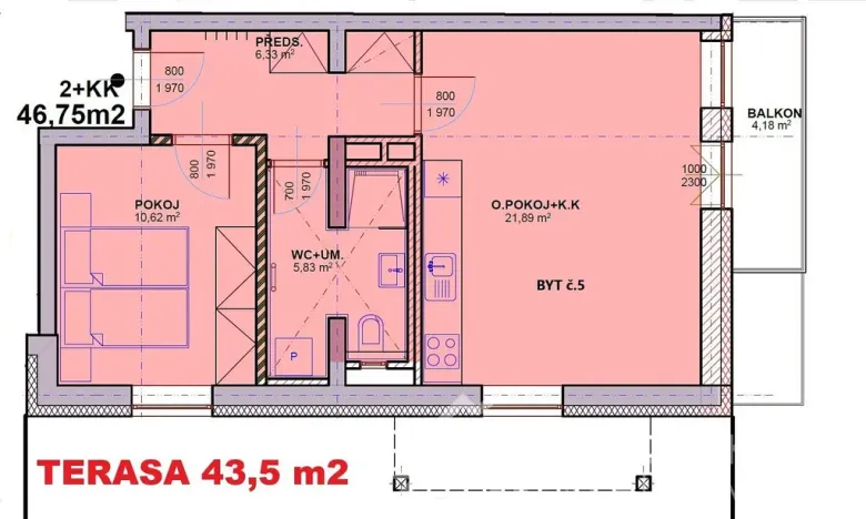 Prodej bytu 2+kk, Kašperské Hory, Česká, 47 m2