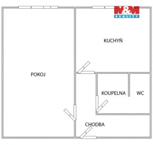 Pronájem bytu 1+1, Rokytnice v Orlických horách, U Nádraží, 41 m2