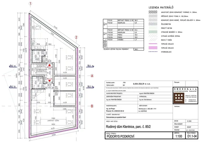 Prodej pozemku pro bydlení, Klentnice, 1843 m2