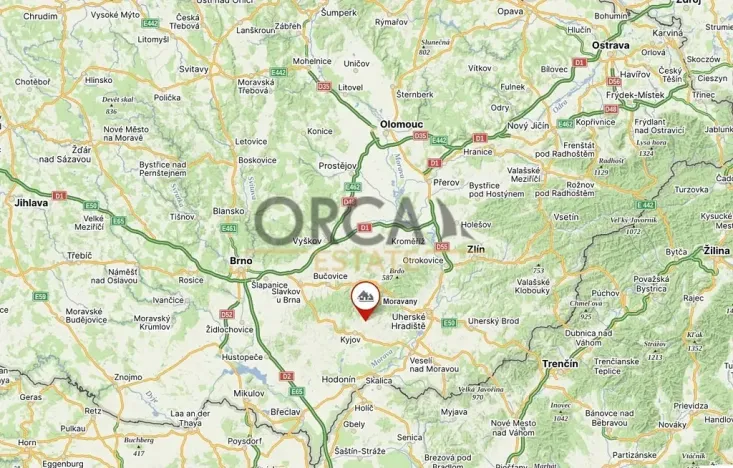 Prodej podílu pole, Moravany, 1319 m2