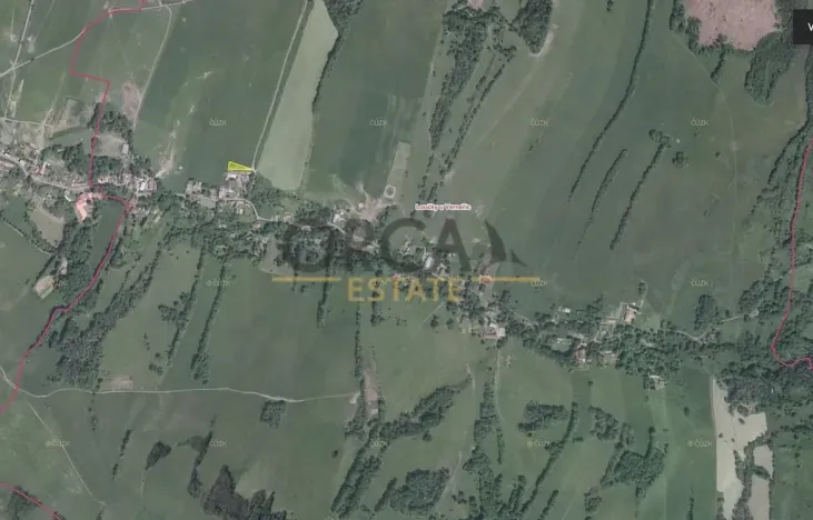 Prodej pole, Verneřice, 955 m2