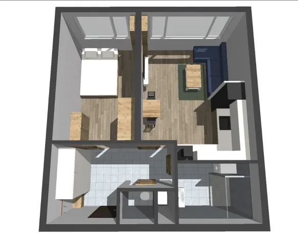 Prodej bytu 2+kk, Praha - Braník, Zálesí, 39 m2