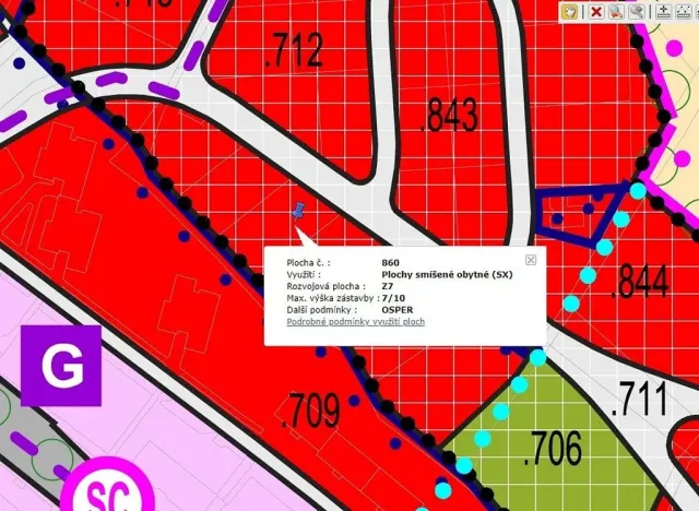 Prodej pozemku, Šumperk, 797 m2