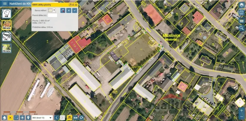 Pronájem komerčního pozemku, Opava - Milostovice, Lihovarská, 2865 m2