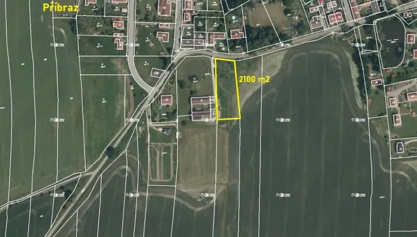 Prodej pozemku pro bydlení, Příbraz, 2100 m2