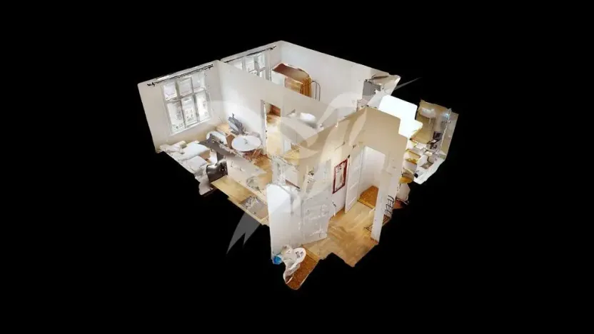 Pronájem bytu 1+1, Praha - Nusle, Nuselská, 42 m2