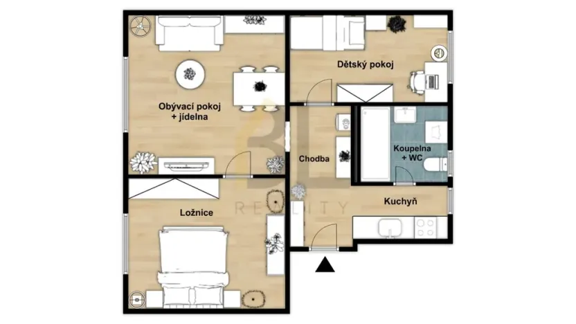 Prodej bytu 3+kk, Hodonín, I. Olbrachta, 55 m2