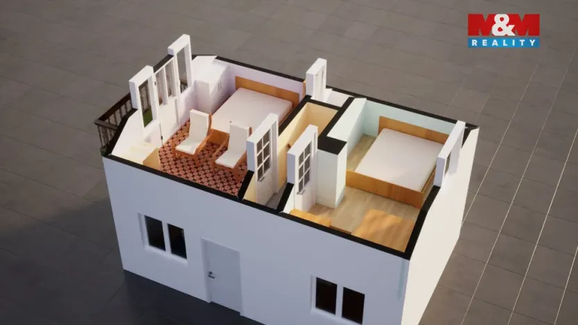 Prodej chalupy, Čtveřín - Doubí, 50 m2