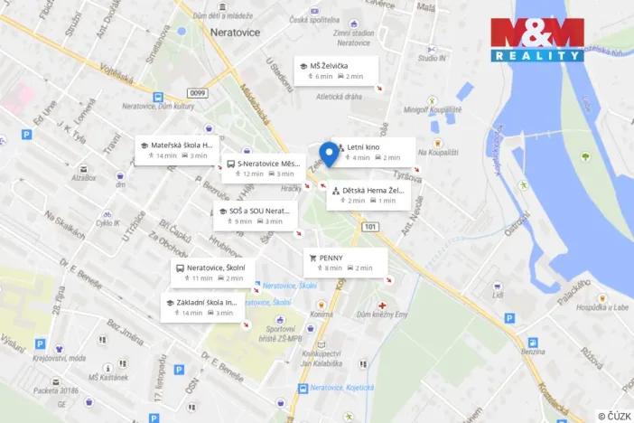 Prodej bytu 1+1, Neratovice, Mládežnická, 33 m2