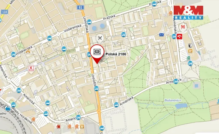 Prodej bytu 1+1, Kladno - Kročehlavy, Polská, 36 m2