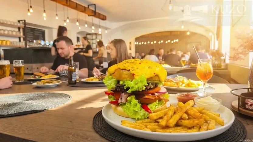 Prodej restaurace, Příbram - Příbram VI-Březové Hory, náměstí J. A. Alise, 450 m2