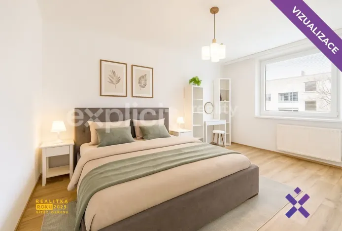 Prodej bytu 2+1, Luhačovice, Zahradní čtvrť, 57 m2