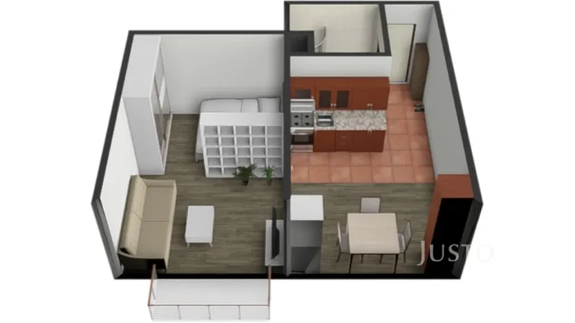 Prodej bytu 1+1, Písek - Budějovické Předměstí, třída Přátelství, 38 m2