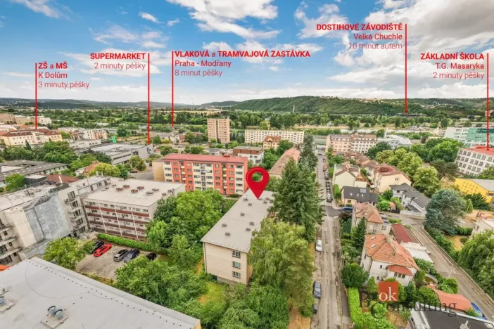 Prodej bytu 2+1, Praha - Modřany, Klostermannova, 53 m2