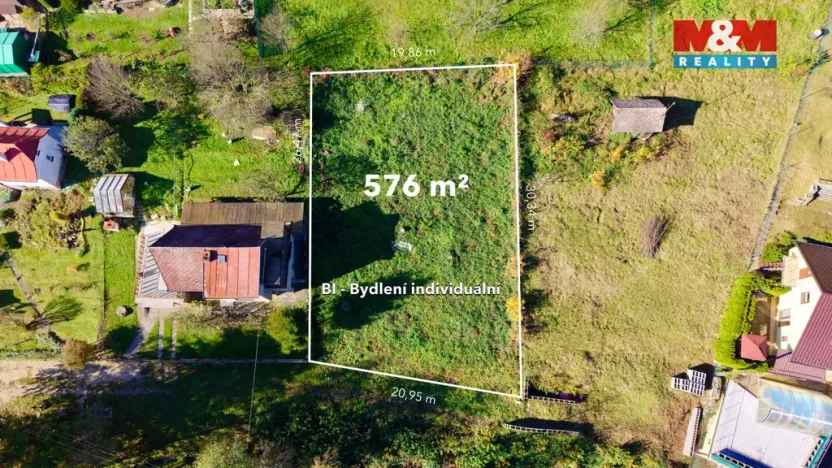 Prodej pozemku pro bydlení, Zlín, U Potoka, 576 m2