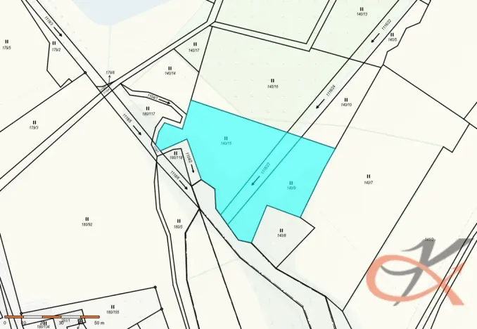 Prodej louky, Niva, 3356 m2