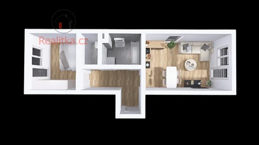 Prodej bytu 2+kk, Mělník, Vlasákova, 58 m2