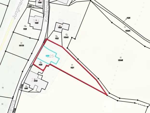 Prodej pozemku pro bydlení, Vejprty, Kollárova, 1612 m2