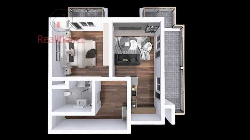 Prodej bytu 2+kk, Mělník, Vlasákova, 58 m2