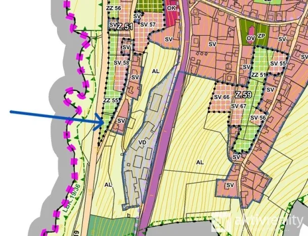 Prodej zahrady, Vejprty, Ovocná, 876 m2