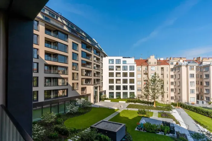 Pronájem bytu 1+kk, Praha - Bubeneč, Vítězné náměstí, 37 m2