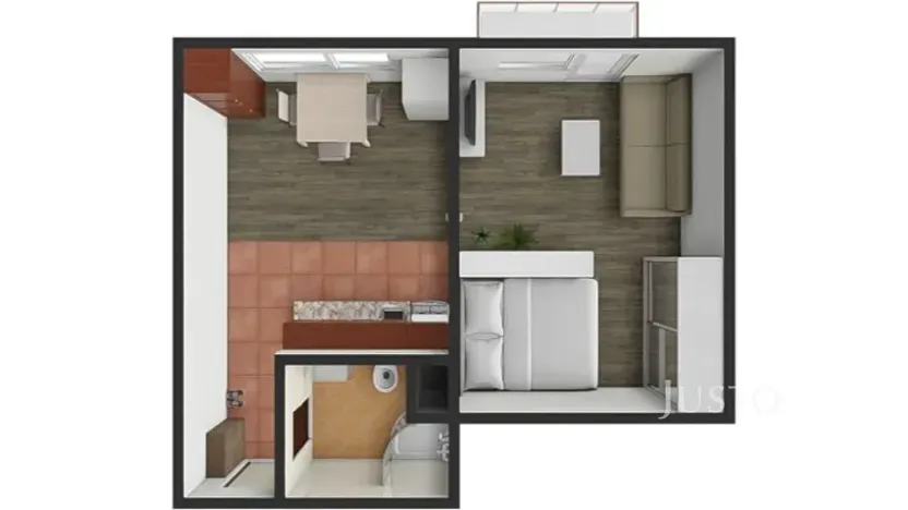 Prodej bytu 1+1, Písek, třída Přátelství, 38 m2