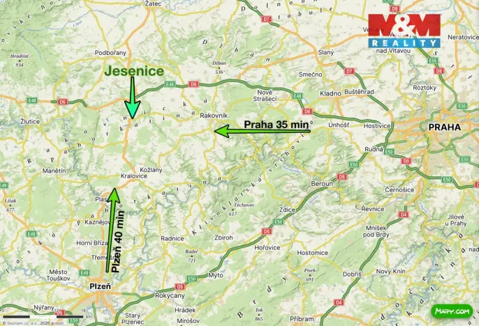 Prodej chaty, Jesenice, U Velkého rybníka, 27 m2